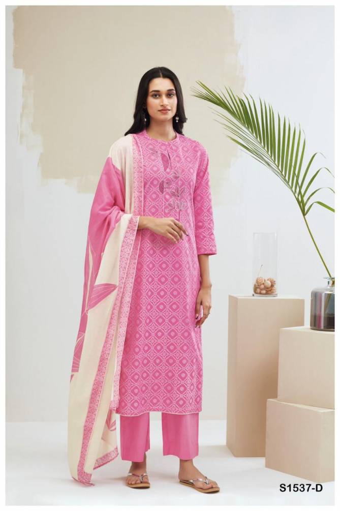 Ganga Vamika S1537 Wholesale Cotton Printed Salwar Suits Catalog